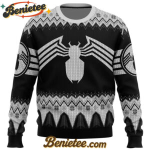 Venom Marvel Venom Symbol Ugly Christmas Sweater
