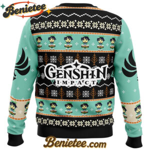 Venti Genshin Impact Ugly Christmas Sweater