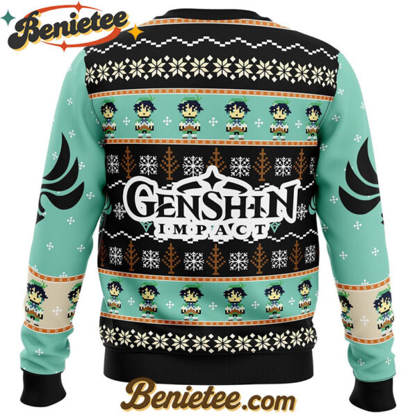 Venti Genshin Impact Ugly Christmas Sweater