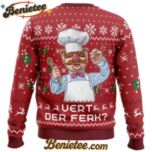Vert Der Ferk The Muppet Show Ugly Christmas Sweater