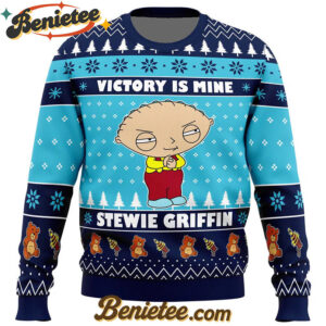 Victory is Mine Family Guy Ugly Christmas Sweater