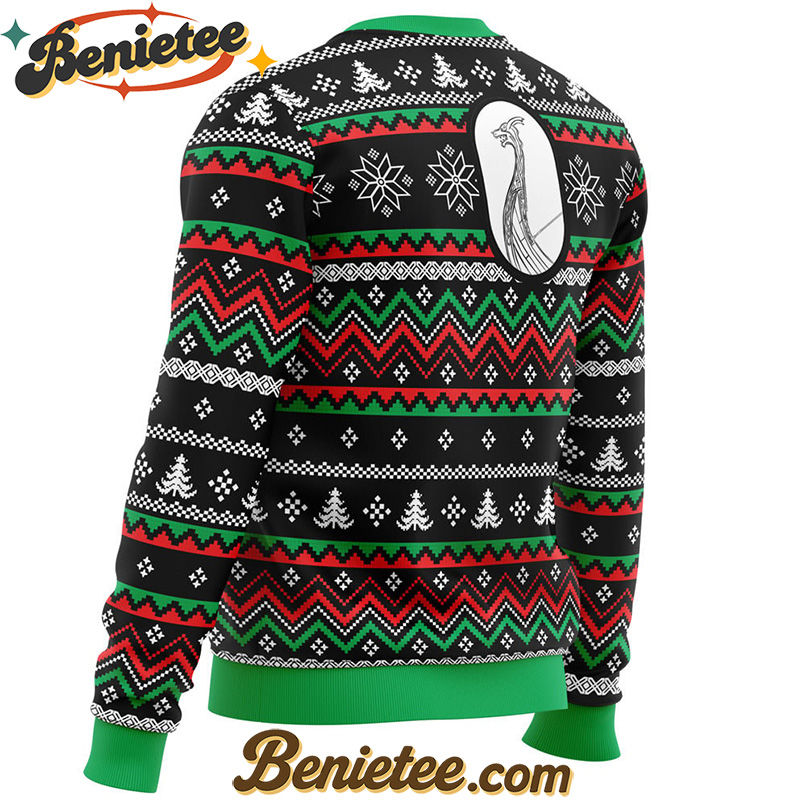 Viking Ship Vinland Saga Christmas Sweater