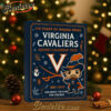 Virginia Cavaliers 138th Anniversary Advent Calendar, Christmas Countdown Advent Calendar Gift Box with 24 Acrylic Ornaments