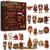 Virginia Tech Hokies Advent Calendar 2025, Christmas Countdown Advent Calendar Gift Box with 24 Acrylic Ornaments