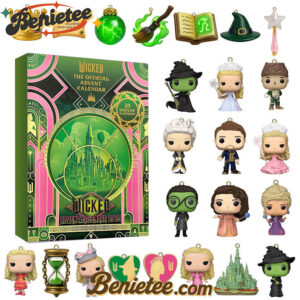 WCKD Premium Advent Calendar 2025 CHRISTMAS GIFT, CHRISTMAS IDEA, Christmas Countdown Advent Calendar Gift Box with 24 Acrylic Ornaments