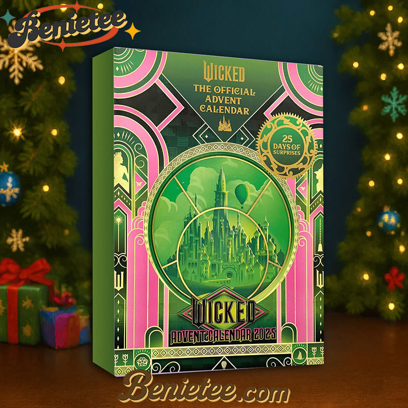 WCKD Premium Advent Calendar 2025 CHRISTMAS GIFT, CHRISTMAS IDEA, Christmas Countdown Advent Calendar Gift Box with 24 Acrylic Ornaments