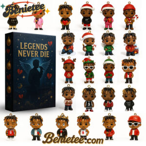 WRLD Premium Advent Calendar 2025 CHRISTMAS GIFT, CHRISTMAS IDEA, Christmas Countdown Advent Calendar Gift Box with 24 Acrylic Ornaments