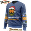 Wake Me When You Need Presents Halo Ugly Christmas Sweater