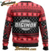 Wargreymon Digimon Ugly Christmas Sweater