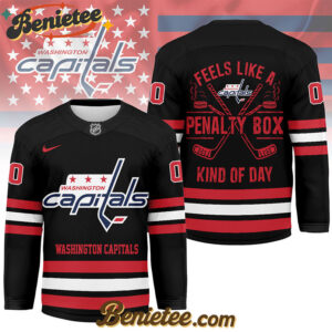 Washington Capitals - Premium NHL Feels Like a Penalty Day Long Jersey