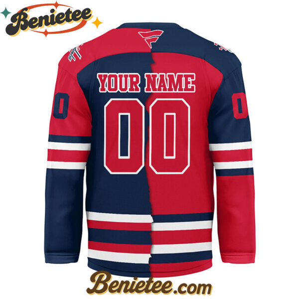Washington Capitals - Premium NHL Personalized Split Color Hockey Jersey