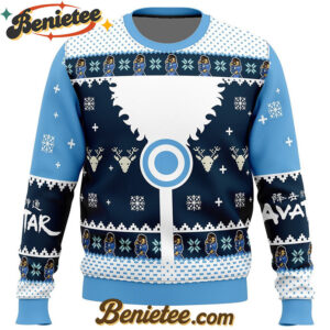 Waterbenders Water Tribe Avatar The Last Airbender Ugly Christmas Sweater