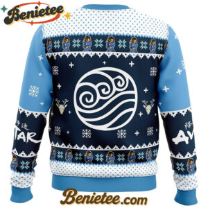 Waterbenders Water Tribe Avatar The Last Airbender Ugly Christmas Sweater