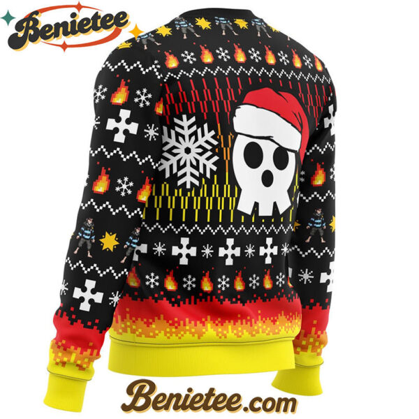 We Didn't Start the Fire this Christmas Fire Force Ugly Christmas Sweater