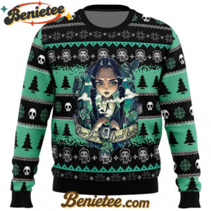 Wednesday Addams Ugly Christmas Sweater
