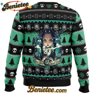 Wednesday Addams Ugly Christmas Sweater