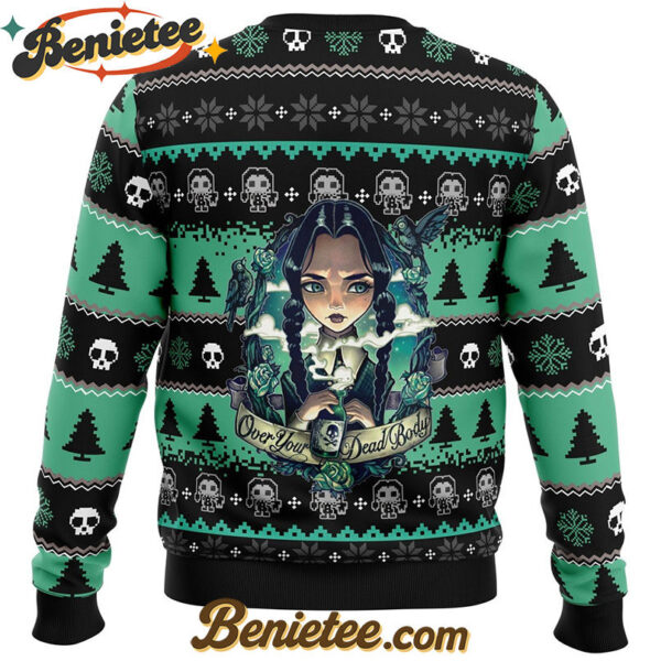 Wednesday Addams Ugly Christmas Sweater