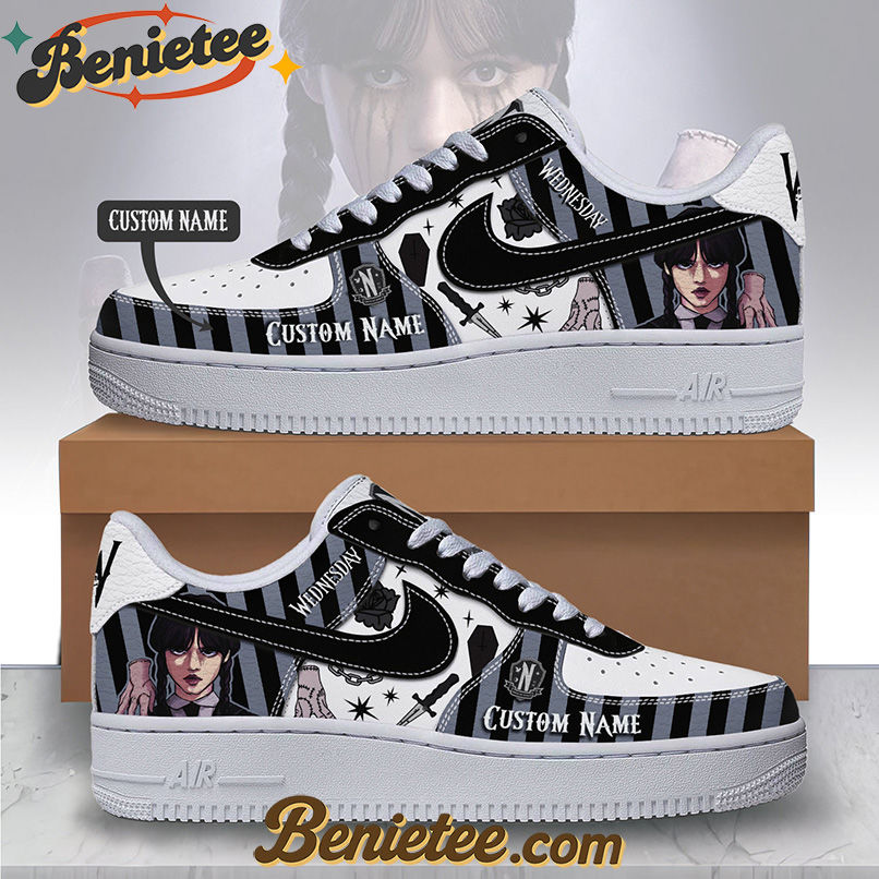 Wednesday x Halloween Air Low-Top Sneakers Shoes For Men And Women