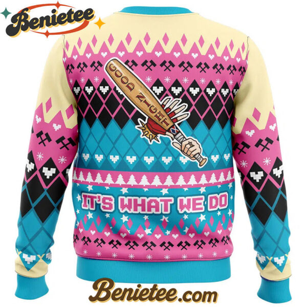 We're Bad Guys Harley Quinn DC Comics Ugly Christmas Sweater