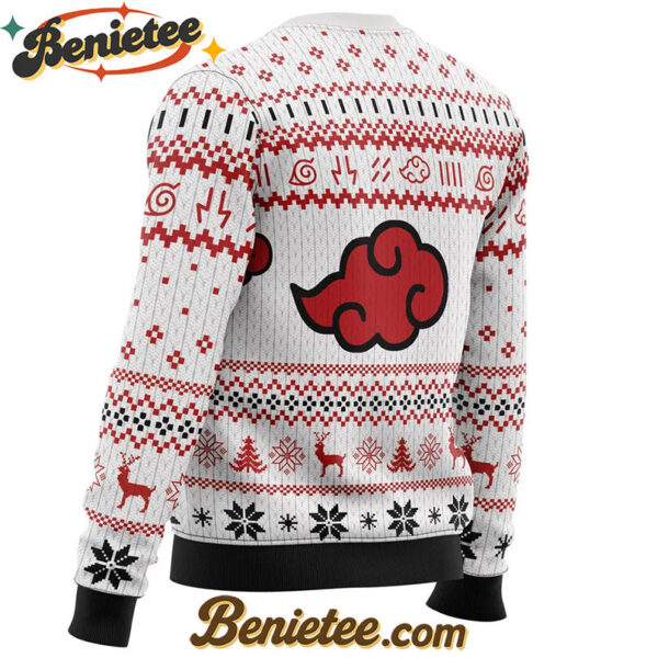 White Christmas Akatsuki Christmas Sweater