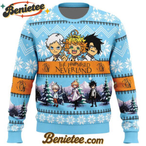 White Christmas The Promised Neverland Ugly Christmas Sweater