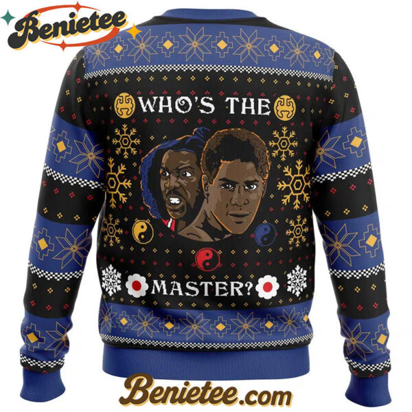Whose The Master The Last Dragon Ugly Christmas Sweater