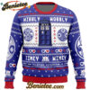 Wibbly Wobbly Doctor Who Ugly Christmas Sweater