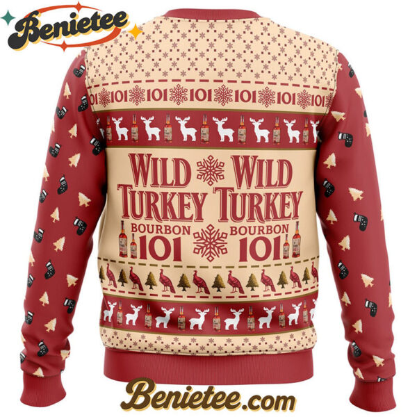 Wild Turkey Bourbon Ugly Christmas Sweater