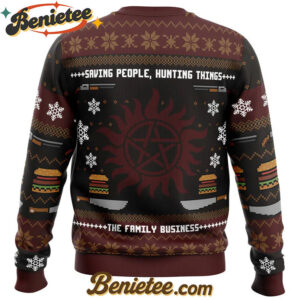 Winchester Christmas Supernatural Ugly Christmas Sweater