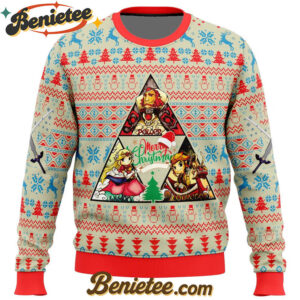 Wind Waker Triangle Zelda Ugly Christmas Sweater