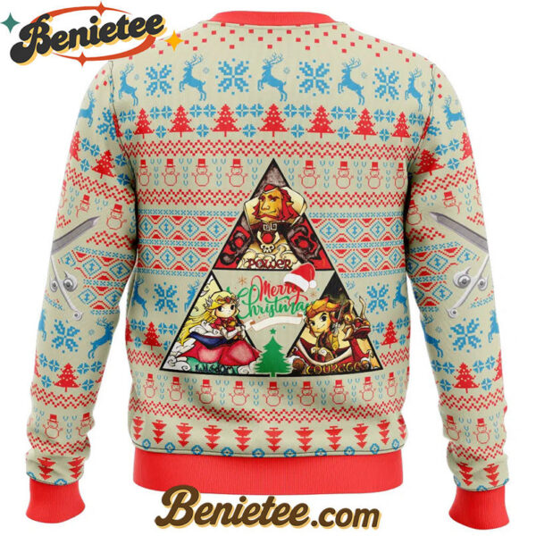 Wind Waker Triangle Zelda Ugly Christmas Sweater