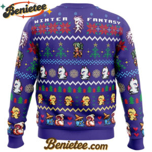 Winter Fantasy Final Fantasy Ugly Christmas Sweater