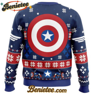 Winter Soldier Captain America Marvel Ugly Christmas Sweater