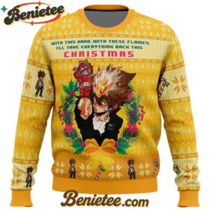 With This Hand, With These Flames Katekyo Hitman Reborn Ugly Christmas Sweater