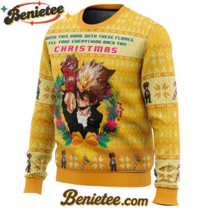 With This Hand, With These Flames Katekyo Hitman Reborn Ugly Christmas Sweater
