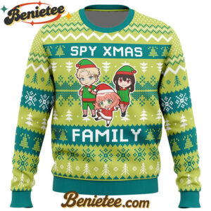 Xmas Family Spy X Family Ugly Christmas Sweater