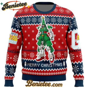 Xmas Tree Gundam Ugly Christmas Sweater