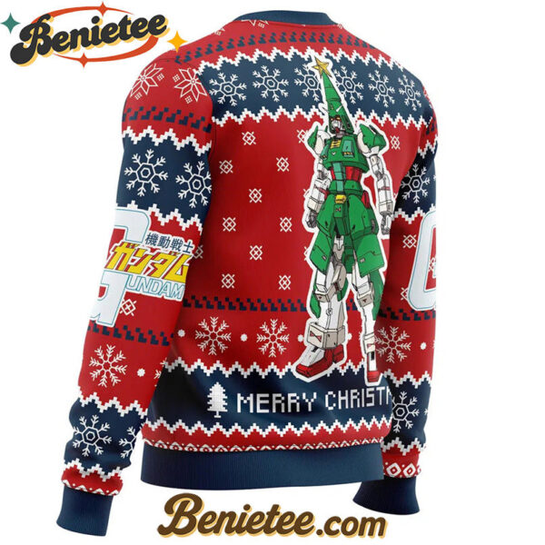 Xmas Tree Gundam Ugly Christmas Sweater