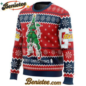 Xmas Tree Gundam Ugly Christmas Sweater