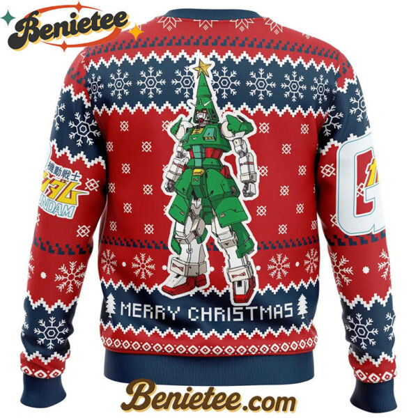 Xmas Tree Gundam Ugly Christmas Sweater