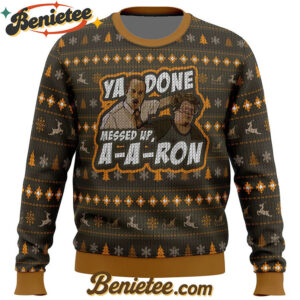 Ya Done Messed Up Aaron Key And Peele Ugly Christmas Sweater