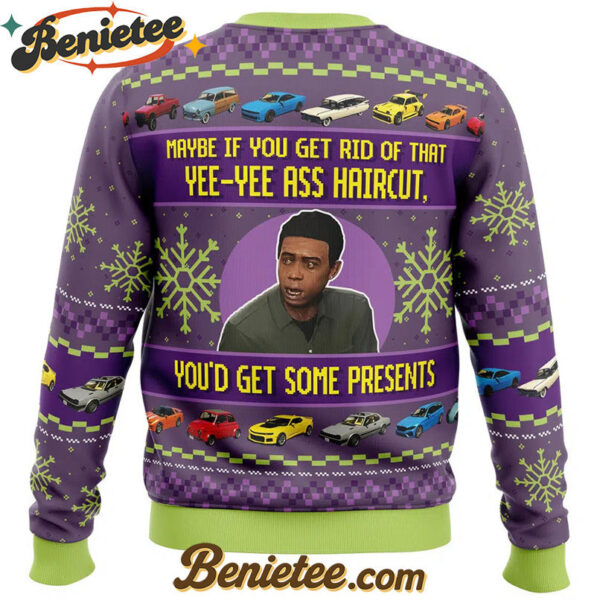 Yee Yee Ass Haircut Lamar Grand Theft Auto V Ugly Christmas Sweater