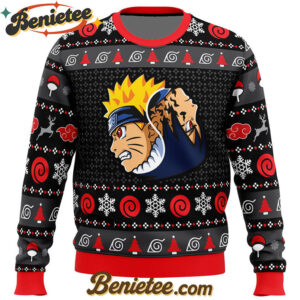 Yin Yang Shippuden Sasuke Ugly Christmas Sweater