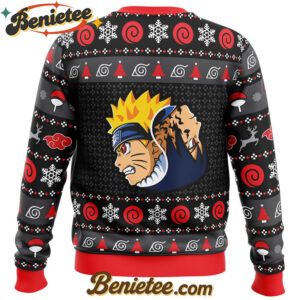 Yin Yang Shippuden Sasuke Ugly Christmas Sweater
