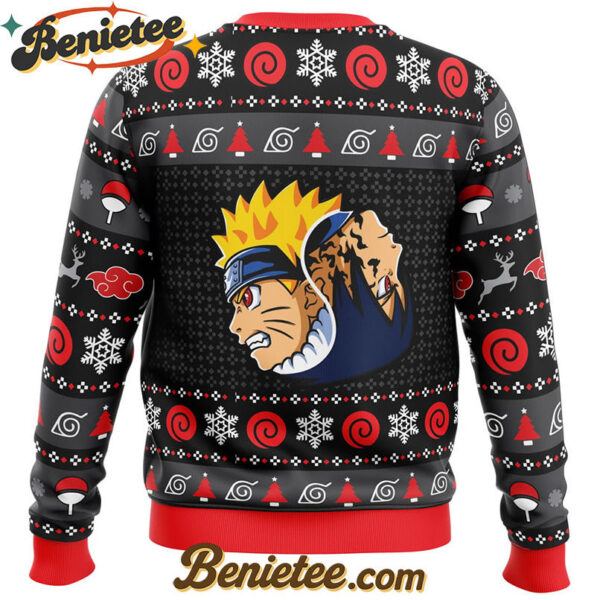 Yin Yang Shippuden Sasuke Ugly Christmas Sweater
