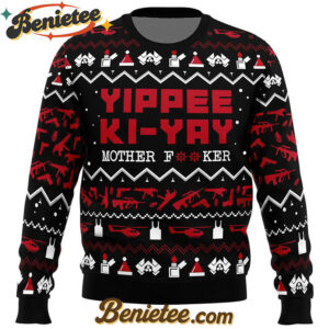 Yippe Ki-Yay Die Hard Ugly Christmas Sweater