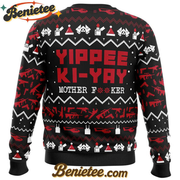 Yippe Ki-Yay Die Hard Ugly Christmas Sweater