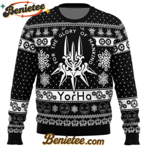 Yorha Nier Automata Ugly Christmas Sweater