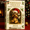 Yorkshire Terrier Sweet Wonderland 2025 Advent Calendar, Christmas Countdown Advent Calendar Gift Box with 24 Acrylic Ornaments