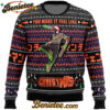 You Make It Feel Like Christmas Chainsaw Man Ugly Christmas Sweater